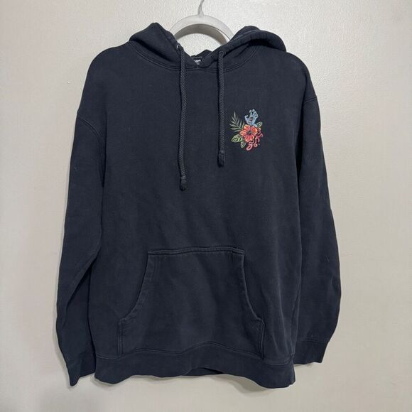 Santa Cruz Skateboards Other - Santa Cruz black logo hooded sweatshirt size medium